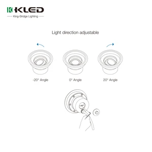 IP67 Outdoor Buried Aluminum Alloy LED Lamp Recessed Uplight & Ground Lamp Floor Mounted Lamp Inground Light 314 Stainless
