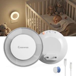 Custom Logo Frameless LED Warm White Dimmable Night Light Rechargeable Battery Powered Motion Sensor Wall Lamp for Hallway