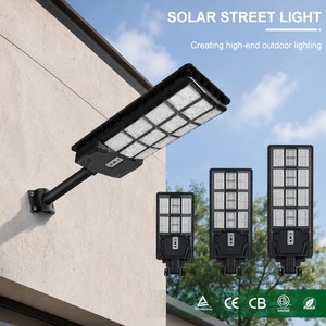 Factory New Design 200W 300W 400W ABS Outdoor Road All in One Integrated Hot Sale LED Solar Street Lamp Street Light