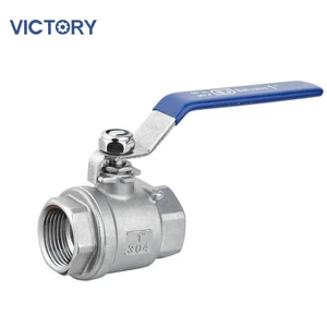 Two Piece Type Ball Valve Stainless Steel 304