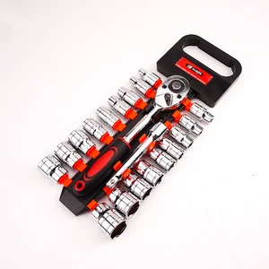 20 Car Repair Hand Tool Set Chrome-plated Ratchet Wrench Wrench Socket