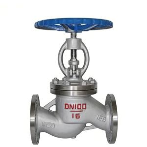 Gaobei J41H Cast Steel Globe Valve-Zero Leakage at Valve Stem-PN16-Flange X Flange-4 Inch Port-Water Use-12-Month Warranty
