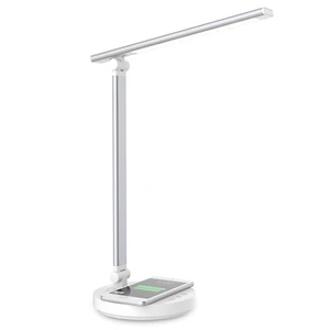 10W 5V 1A New LED Desk Lamp With USB Charging Port&Type-C and Protection Switch, Sensitive Control and 45 min Auto Timer