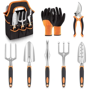 Durable Garden Tools Set Aluminum Material Gardening Tool Kit for Indoor Farming