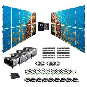 4m X 2m Flexible 4K Rental Screen Display System Outdoor Panel 3x3 Turnkey LED Video Wall
