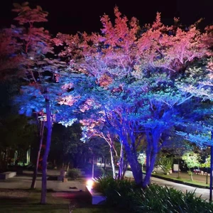High Brightness Rgbw 4-in-1 Mixing Color Led Dyeing Lamp Decorative Lights For Trees For Event Show Lighting