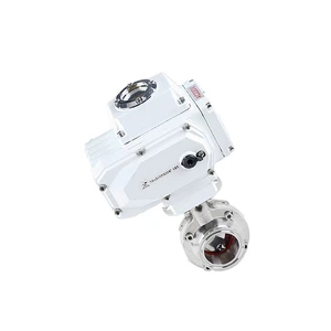 Sanitary Electric Quick Release butterfly Valve Motorized Motor butterfly Valve Electric Drive Actuator Tri Clamp Butte