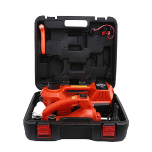 Electric Vehicle Jack Kit: 5-ton 12V Hydraulic Jack with Electric Impact Wrench and Tire Inflator, Automotive Maintenance Tools