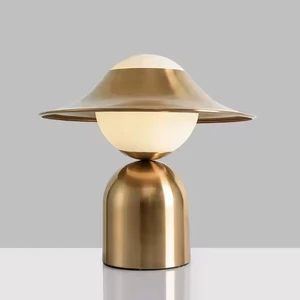 Modern Style Iron AC LED Bedside Table Lamp for Living Room with Personality Design