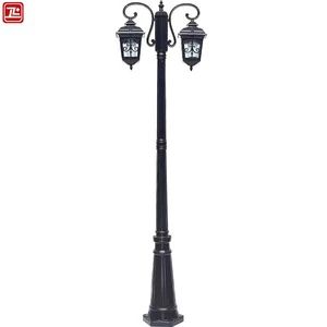 Outdoor European Garden Lamp IP65 Aluminum Body Waterproof for Pathway Villa Community Courtyard Retro Style Decor Light