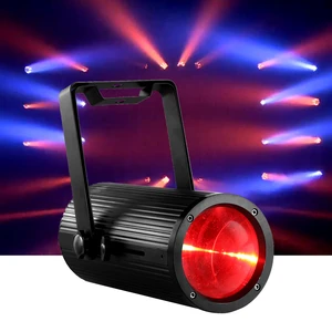 Professional 60W RGBW LED Stage Spotlights 20000Hrs Lifespan Sound Control 4-60° Zoom for Live Concerts DJ Theater Wedding