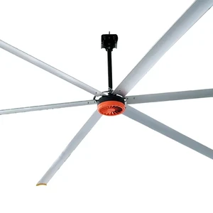 Industrial Fan 16ft Blade Diameter Aluminum Alloy Roof Mount 220V Electric Touch Control Ball Bearing Ceiling Fan Industrial