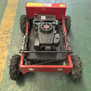 Wheeled Lawn Mower 550mm With Remote Control For Hill Bank And Rough Grass 610mm Height With 0-4 Km/h Speed