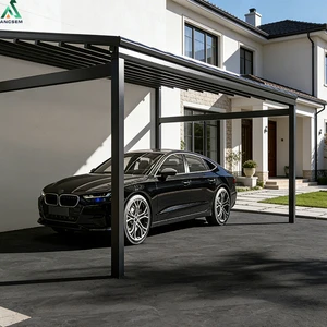 Electric Retractable PVC Roof Skylight Outdoor Aluminum Frame Remote Control Waterproof Patio Awning Retractable Roof Canopy