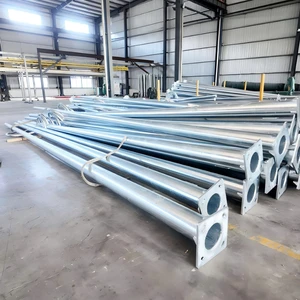 Taperl Hot-dip Galvanized Steel Large Landscape Lamp Pole for Road Use 3-12m Height 160km/h Wind Resistant 10-Year Warranty