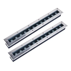 Led Outdoor Waterproof 18W 24W Spotlight Rectangular Buried Light Square Park Corridor Corridor Embedded Ground Light