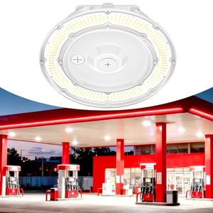 Petrol/Gas Station LED Canopy Light 14000LM IP65 60-100W ETL/DLC Certified 5-Year Warranty Recessed Ceiling Light for Landscape
