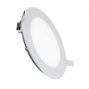 Recessed 3' 4' 5' Round Panel 80Ra Led Recessed Panel Light 8w 12w 30w