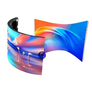 New Arrival Full-Color Flexible and Soft LED Display and Video Screen Panels Foldable and Curved Soft Modules for Shopping Mall