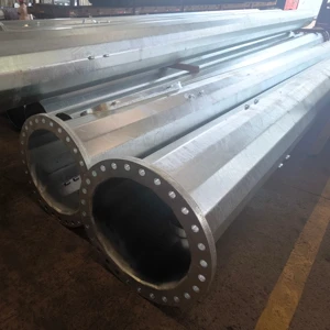 Modular LED Flood Light High Mast Lamp Poles For Sports Stadium Field 30m 18m 25m 20m High Mast Lighting Pole For Tunnel