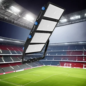 500W/750W/1000W Dimming LED Sports Flood Light Smart IP66 Die-Cast Aluminum High Mast Stadium Lights for Sports Venues