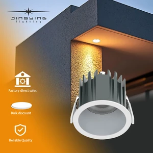 Outdoor Building Recessed LED Spotlight IP54 Aluminum Ceiling Light for Villa Exterior Wall Column