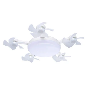 Modern E27 Drone Fan Light 15w/20w/30w Creative Eye Protection Ceiling Fan with Infinite Dimming and Foldable for Led Lighting