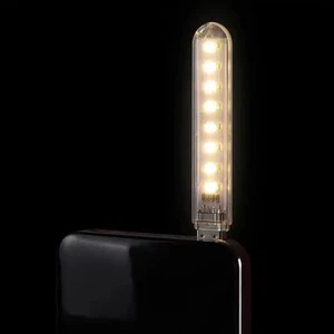 Mini Flexible Portable DC 5V USB Night Light 8LED Small Table Light