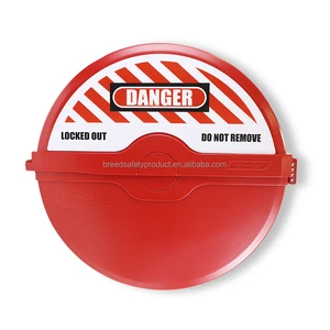 Plastic Loto Extra Large Safety Gate Valve Lockout Valve Locking Cover For Hand Wheel Diameter 450mm-600mm