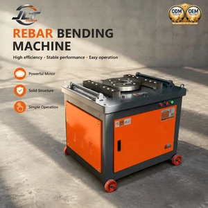 Competitively Priced Rebar Bender GW40 Max 32mm Steel Bar Bending Machine Equipped Brake Motor Engine Stainless Steel Material