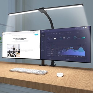 24w Double Head Clip Metal Adjustable Luminarias De Mesa Office Tischlampe Desktop Work Task Study Desk Light Led Table Lamp