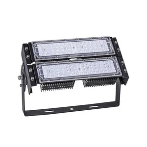 100W Stadium Exterior Slim Reflector Flood Light LED Outdoor IP65 Waterproof Lamp for Baseball Led Sport Stadium Floodlight