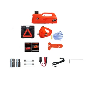 Electric Car Jack Kit 5Ton for Car with E-Impact Wrench, Tire Inflator Pump