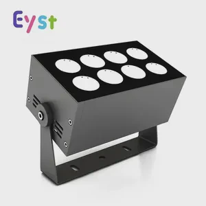 EYST New Product 3030 SMD Chip Black Die-Cast Aluminum IP66 Waterproof Bridge Lighting Court Outdoor Led Flood Light