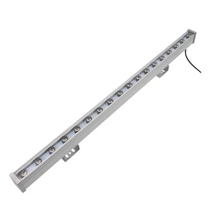Led Wall Washer Light RGB 1000MM 24w DMX 512 3channels or 4channels IP65 Aluminum Clear/ Bead/0-10V Controlled