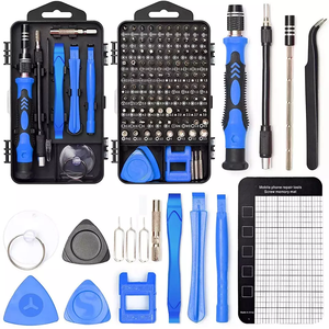 OEM ODM 122 In 1 Screwdriver Set Magnetic Screw Driver Bit Set Multi Function Precision Mobile Phone Screwdriver Set