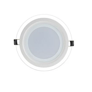 Led Panel Ceiling Light Round square 5w 6w 9w 12w 18w 20w 24w Cob Smd Glass Led Downlight Led Panel Light