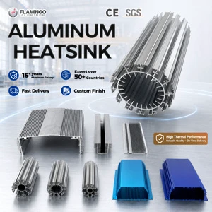 Customized Aluminum Profiles Aluminum Heatsink 6063 Aluminum Alloy Profile Custom Extrusion Durable Structure Factory Service