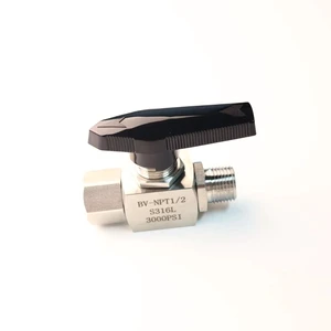 Factory Direct Sales Of High-quality 316L Stainless Steel Male And Female Threaded High-pressure Ball Valves
