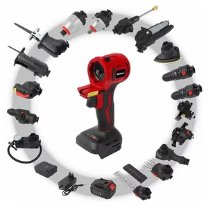 18 Head Power Tools Set Multi-function Combination Kit Cordless Screwdriver Lithium-ion Battery