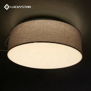 Simple Fashion Low Price Round 22W CCT Remote Control Ceiling Ceiling Lamp Led Panel Lights with Cloth Iron Pc Shell