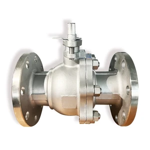 Stainless Steel Manual Flange Ball Valve Temperature Wear-Resistant Flange Ball Valve for Steam OEM Industrial Ball Valves