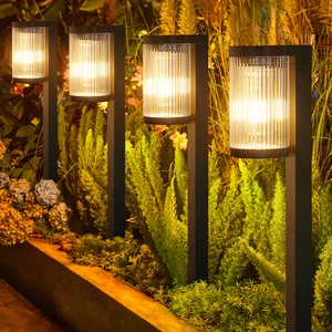Modern Solar LED Garden Lights Waterproof Outdoor Lawn Pathway Decor with IP65 Rating New for Home