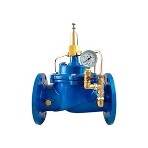 High Quality 100mm Ductile Iron Cast Iron Hydraulic Control Valve 500x Medium Pressure Normal Temperature Pressure Valve