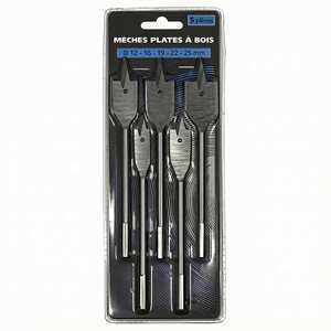Five-piece Woodworking Flat Drill Set