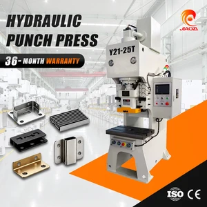 Y21-25T Hydraulic Punch Press 25Ton C Frame Single Column Hydraulic Power Press For Metal Punching Forming Stamping