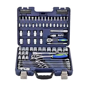 100pcs Socket Set Tools Box Kit Mechanic Professional Cabinet Household Tools Automotive Repair Tool Sets