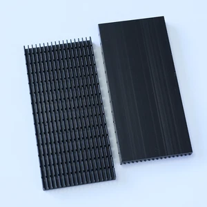 150x70x11mm Custom Profile Heat Sink High Power Electronic Devices Fan Installation Drilling Tapping Services