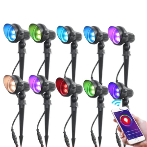 Professional Outdoor Lawn Garden Light Courtyard Light Waterproof 24v Ip67 Colorful Rgb Led Lawn Lamp