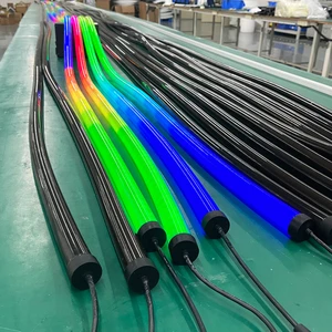 360 Luminous Black Neon Flex Tira Led Ded22 Black Flexible Neon Tube Que Se Controla Por Dmx All Black Neon Rope Light